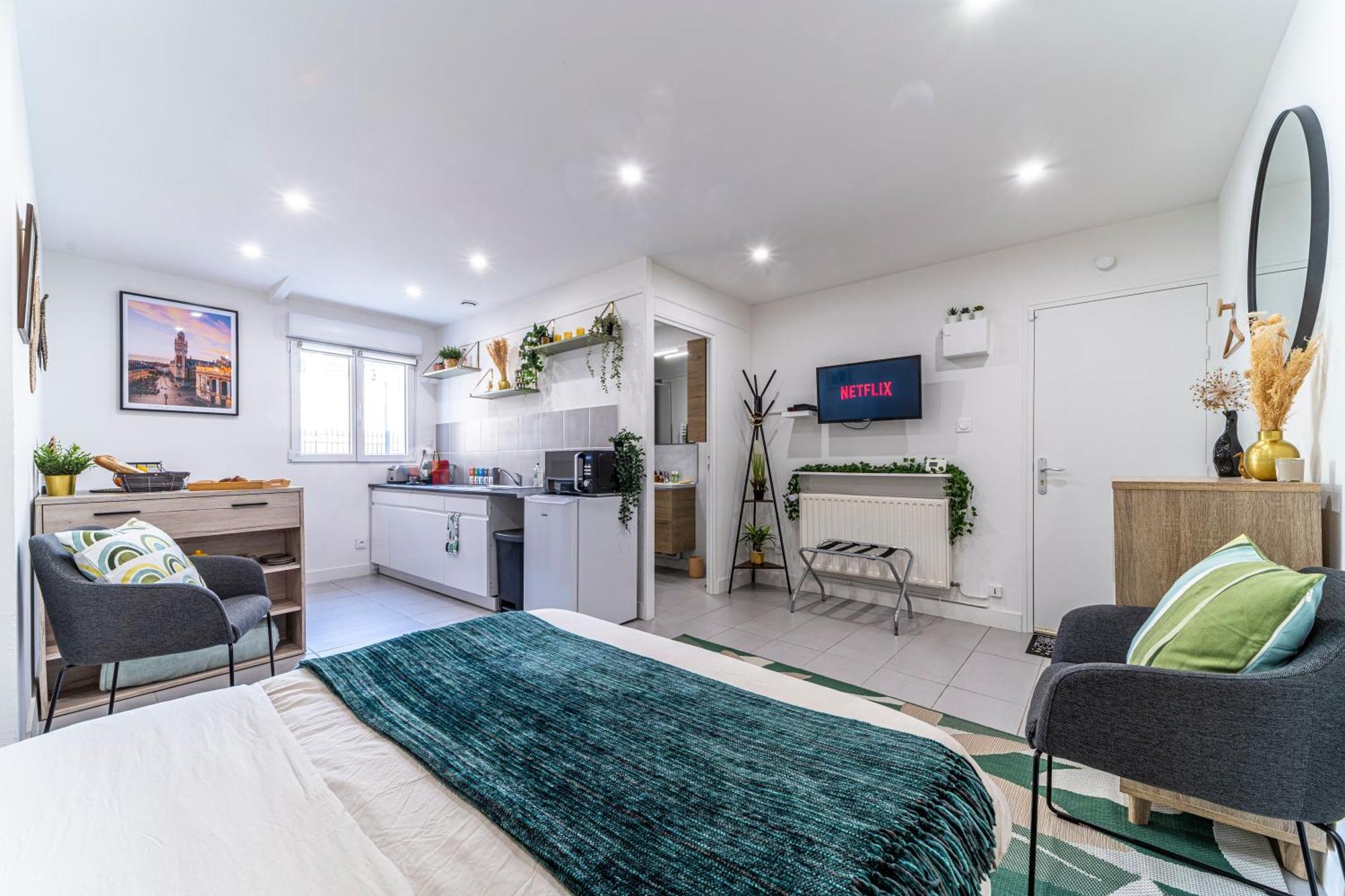 Apartament Le Cosy - Free Parking - Proche Gares Lille - Netflix - Wifi Mons-en-Baroeul Zewnętrze zdjęcie