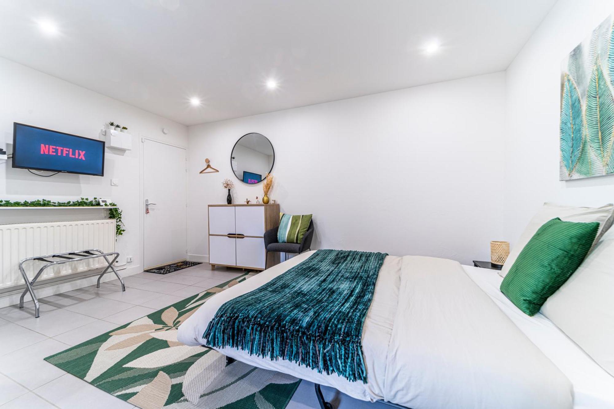 Apartament Le Cosy - Free Parking - Proche Gares Lille - Netflix - Wifi Mons-en-Baroeul Zewnętrze zdjęcie